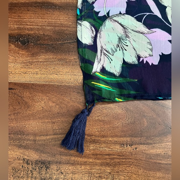 Kona Sol Floral Multicolor Swim Suit -Bathing Suit Cover Up - Picture 4 of 10